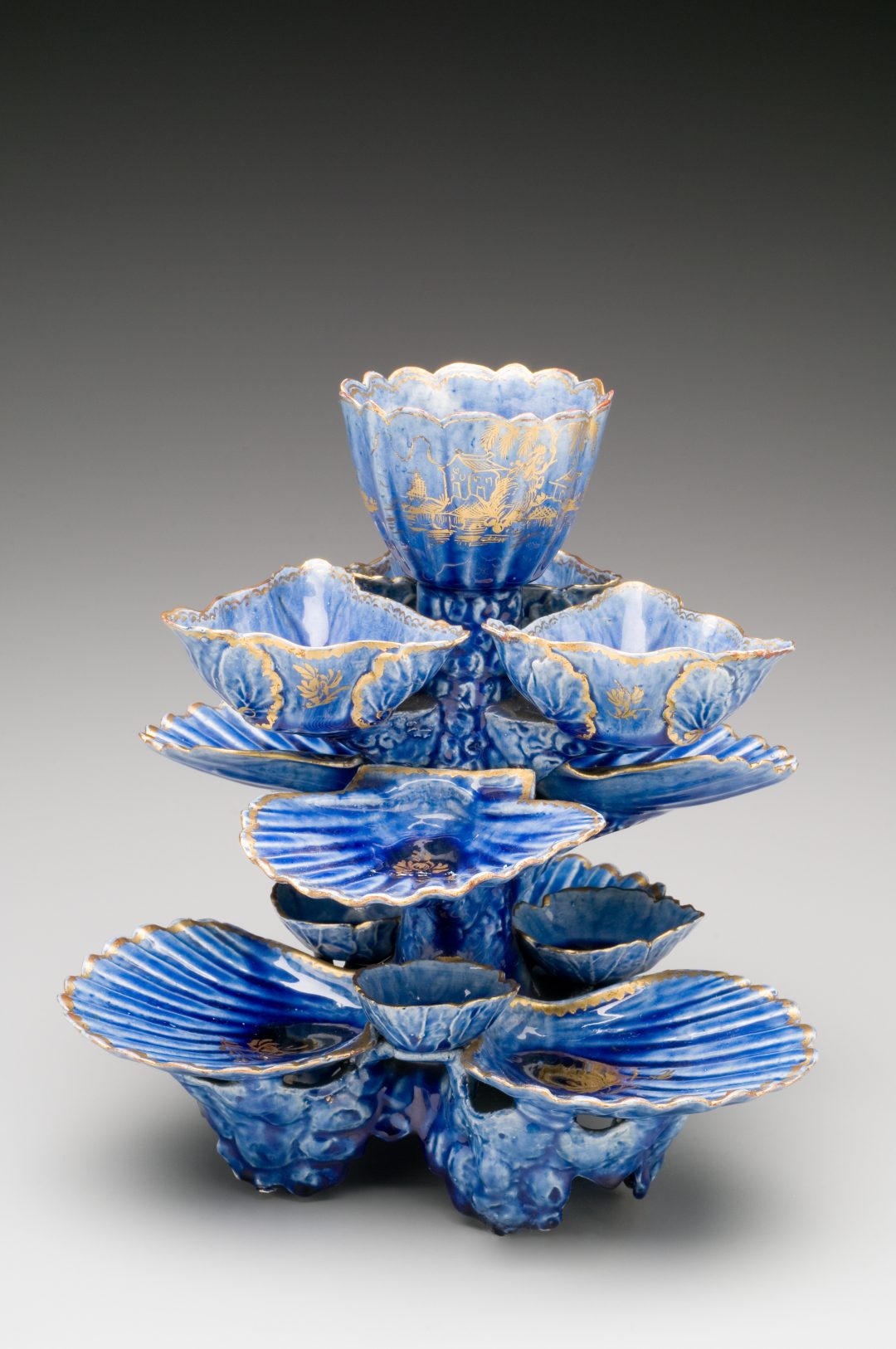 Sweetmeat Stand English Ceramic Circle